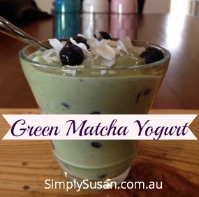 Green yogurt matcha image